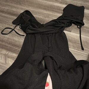 Elegant Sparkly Black Jumpsuit